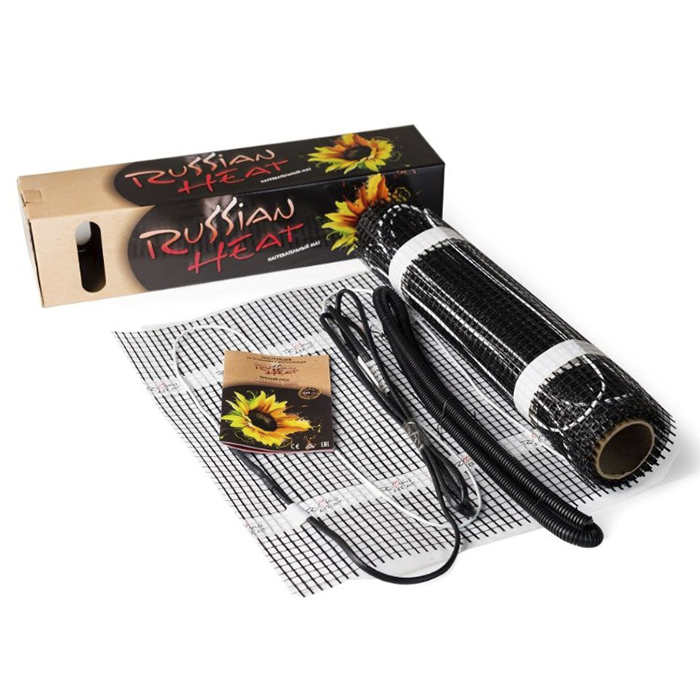 Нагревательный мини-мат двухжильный Russian Heat (1,5 кв.м.)